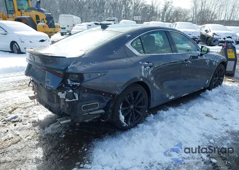 2021 Lexus Is 350 F Sport из США, поврежденный, VIN JTHGZ1E22M5021072